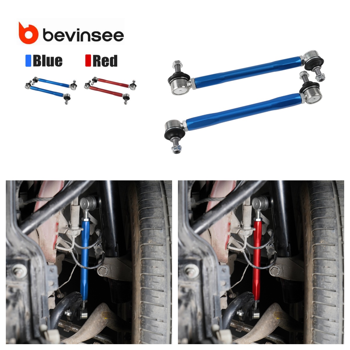 Motorcycle Gear Near Me - Комплект регулируемых стоек стабилизатора BEVINSEE для