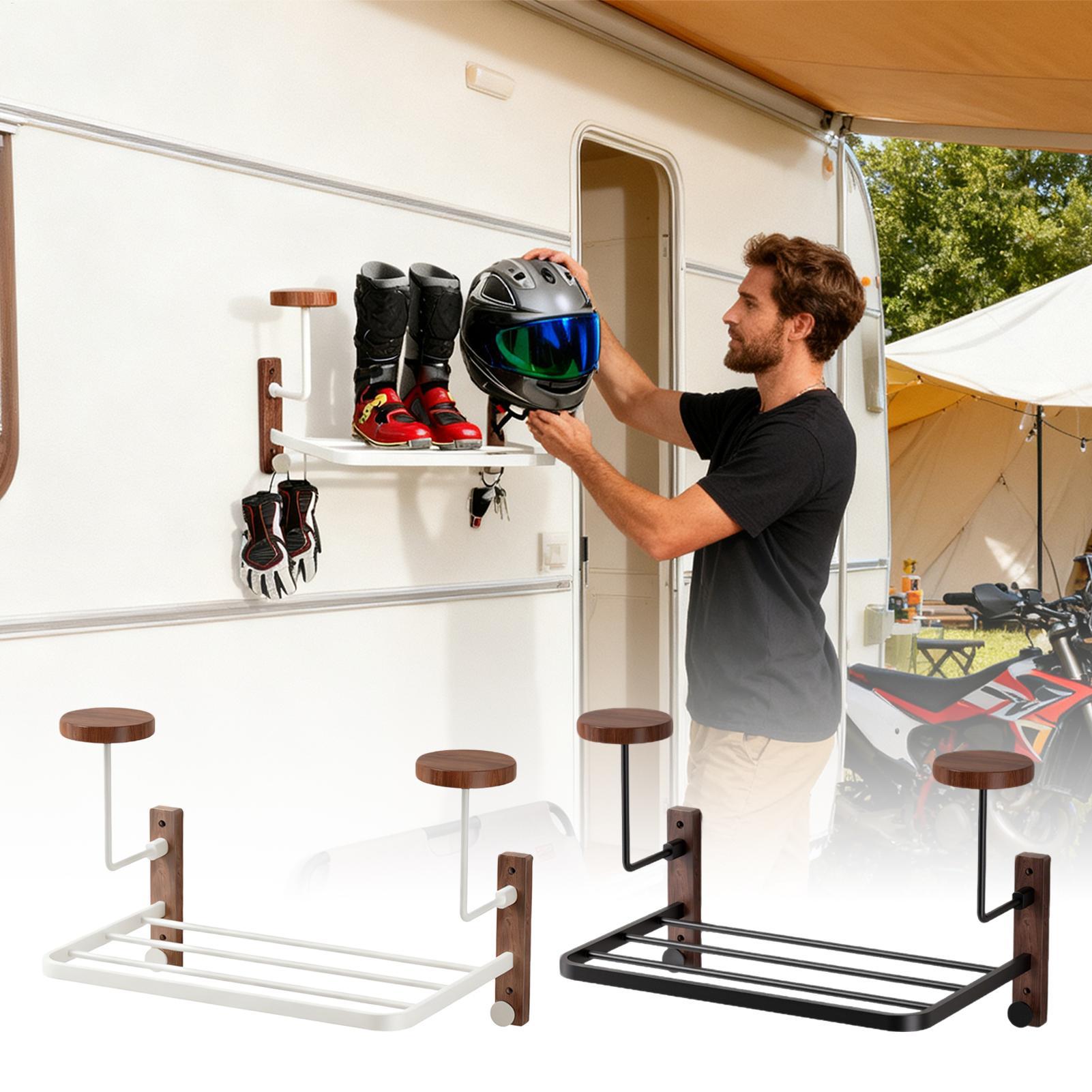 Motorcycle Gear Garage Storage - Настенное крепление для мотоциклетного шлема в