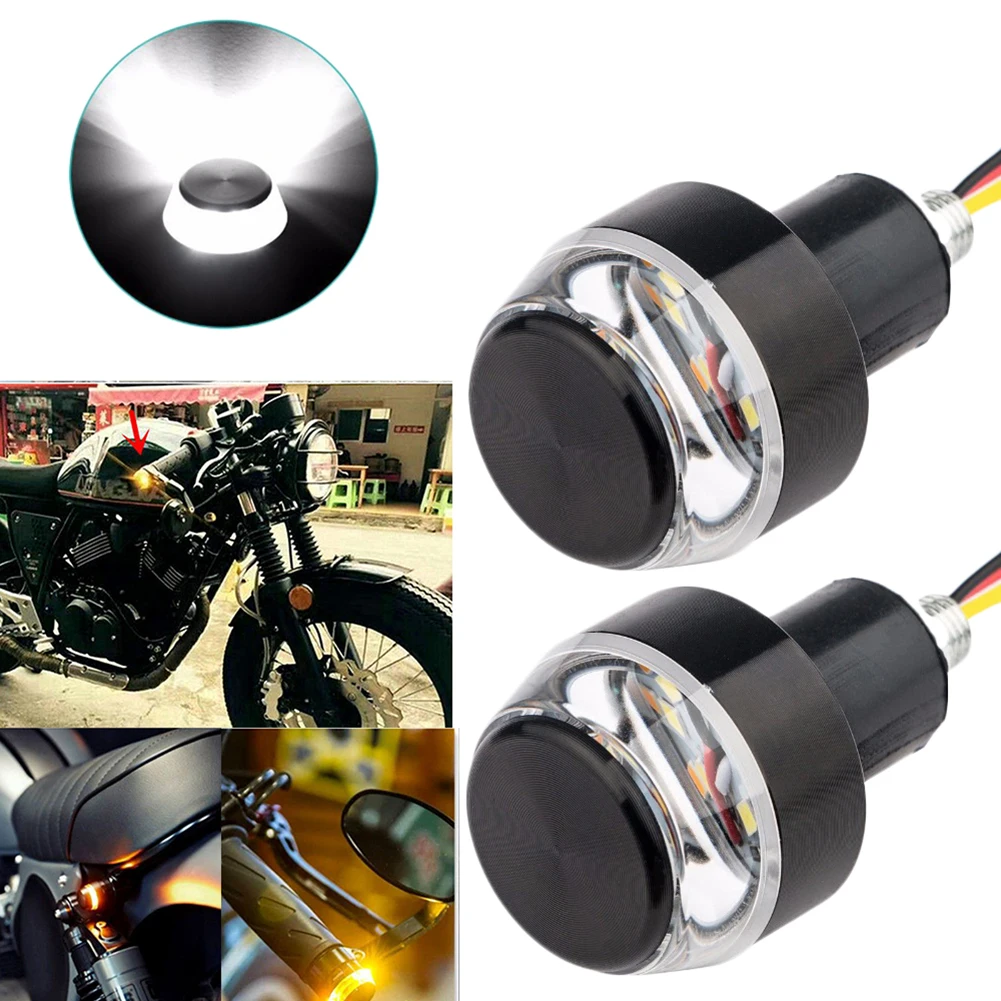 Motorcycle Gear Yellow - 2 шт. светодиодные поворотники на руль