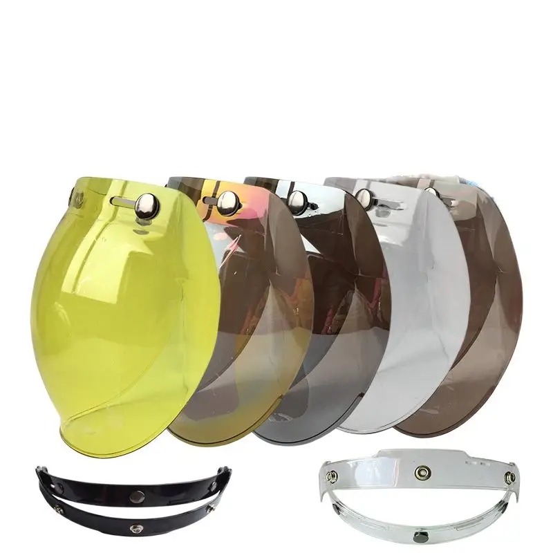 Motorcycle Gear Yellow - Желтый цвет мотоциклетный шлем козырек пузырьковый