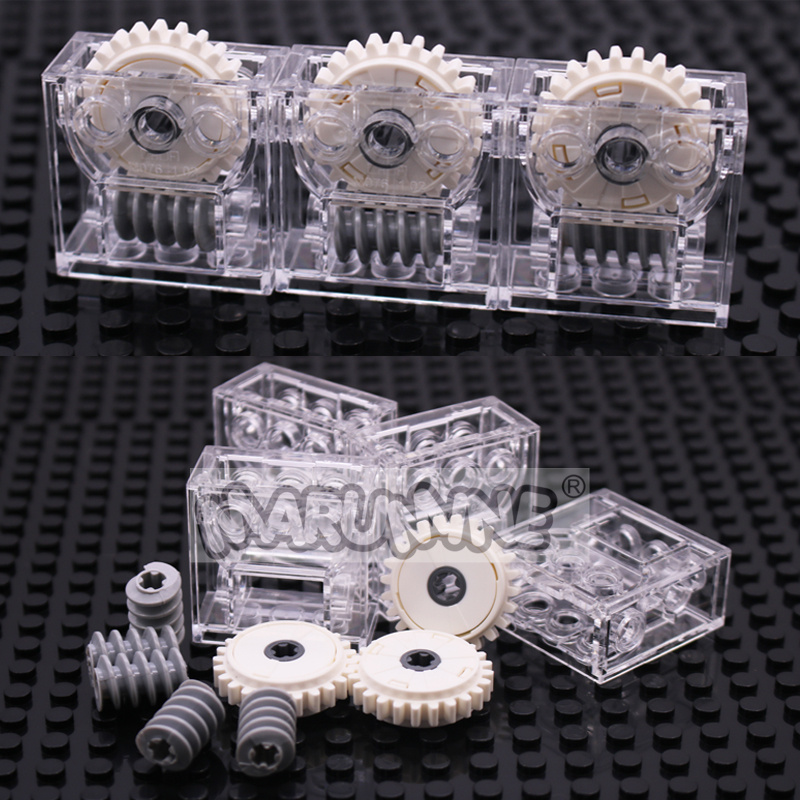 Motorcycle Gear Garage Storage - Коробка передач Marumine MOC, строительный блок,