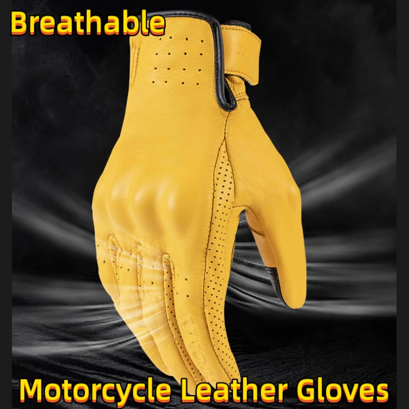 Не перфорированные желтые ретр – обзор и цена Motorcycle Gear Yellow
